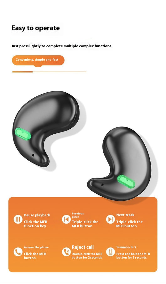 Auriculares Inalámbricos Invisibles para Dormir y Descanso - Image 9