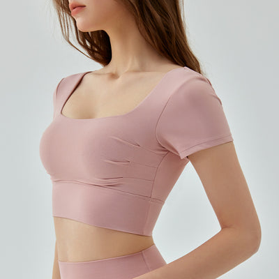 Top Deportivo Mujer con Espalda Calada y Sostén Extraíble - Image 3