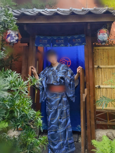 Kimono Formal Tradicional Japonés para Hombre - Image 27