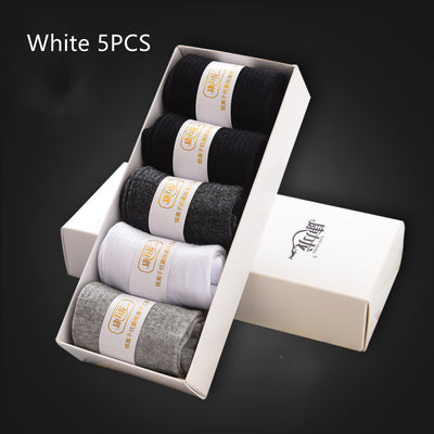 Calcetines Negros Antibacterianos de Algodón Peinado para Hombre con Absorción de Transpiración - Image 7