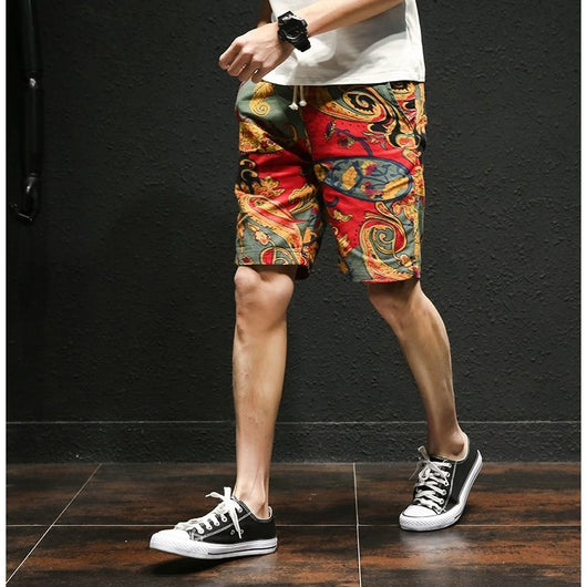 Shorts de Verano para Hombre en Algodón y Lino - Image 5
