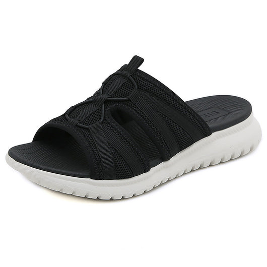 Sandalias Cómodas para Mujer Sports MD - Tallas Grandes Color Puro - Image 3