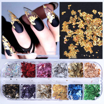 Láminas de Oro para Uñas - Adorno Fashion Elegante - Image 2