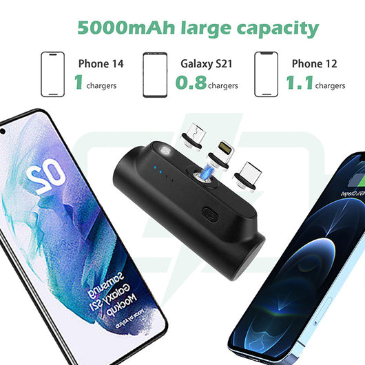 Cargador Magnético de Emergencia 5000 mAh con Absorción Rápida - Image 10
