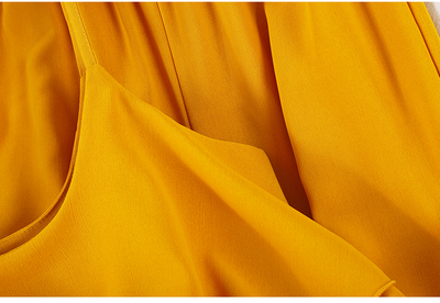 Pantalones Anchos de Nueve Puntos para Mujer - Conjunto de Dos Piezas - Image 14