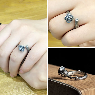 Anillo Rosa de Plata 925 Dark Dream - Image 11