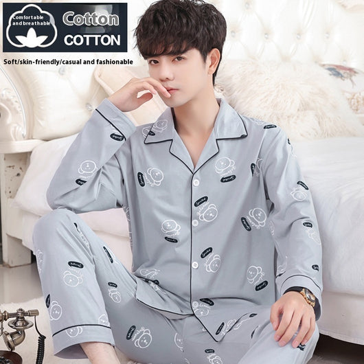 Pijama Hombre Algodón Ligero - Conjunto Cómodo para Casa Otoño Invierno - Image 16
