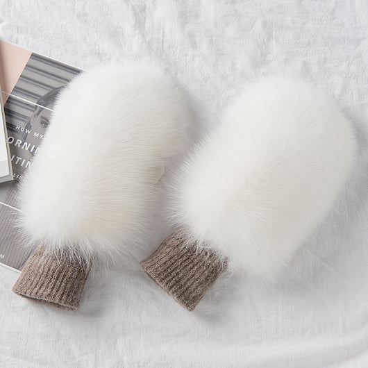Guantes Invierno Mujer Piel de Zorro - Calidez y Elegancia - Image 12