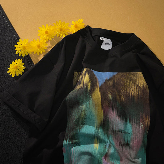 Camiseta Oversize Clásica de Manga Corta Estilo Europeo - Image 3