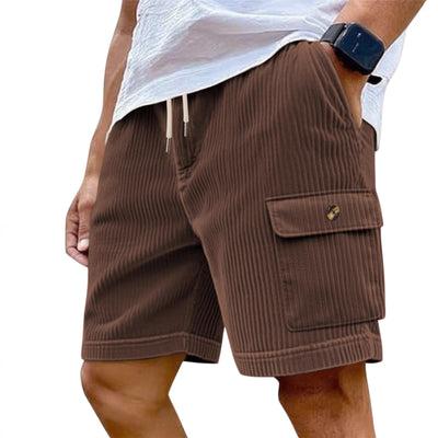Shorts de Pana para Hombre con Múltiples Bolsillos - Image 11