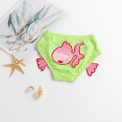 Traje de Baño Infantil con Bordado Doble Capa para Niños y Niñas 1-3 Años - Image 6