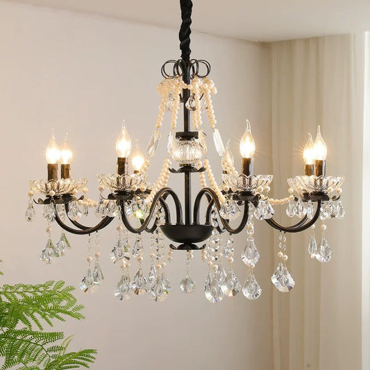 Lámpara de Araña de Cristal Estilo Lujo Francés para Sala - Image 2