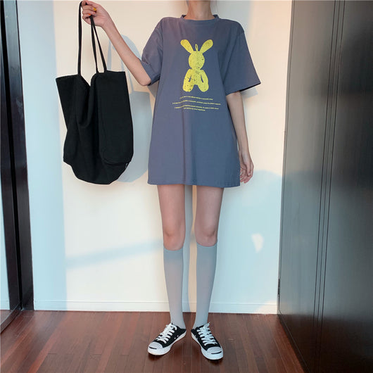 Playera Estampada de Manga Corta para Mujer - Corte Midi Versátil - Image 12