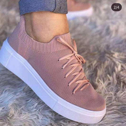 Tenis Casuales con Malla Transpirable y Cordones Deportivos - Image 4