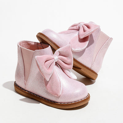 Botines Cortos Niña Estilo Británico con Cierre