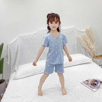 Pijama Infantil Niña Verano Algodón Manga Corta Dos Piezas - Image 6