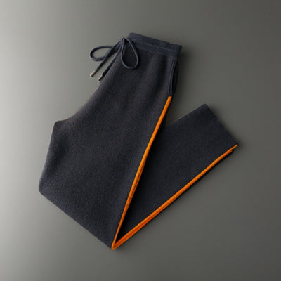 Pantalones de Punto Cashmere Grueso para Hombre - Cómodos y Versátiles - Image 7