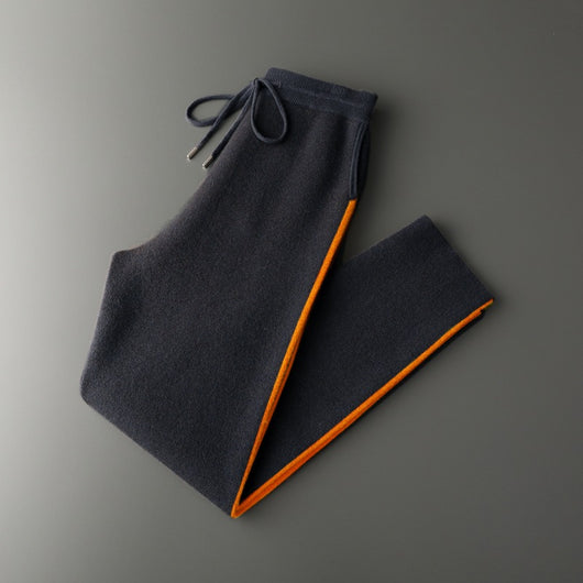 Pantalones de Punto Cashmere Grueso para Hombre - Cómodos y Versátiles - Image 7