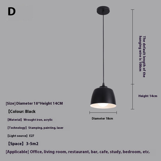 Lámpara Colgante Minimalista de Diseño Moderno para Restaurante y Bar - Image 9