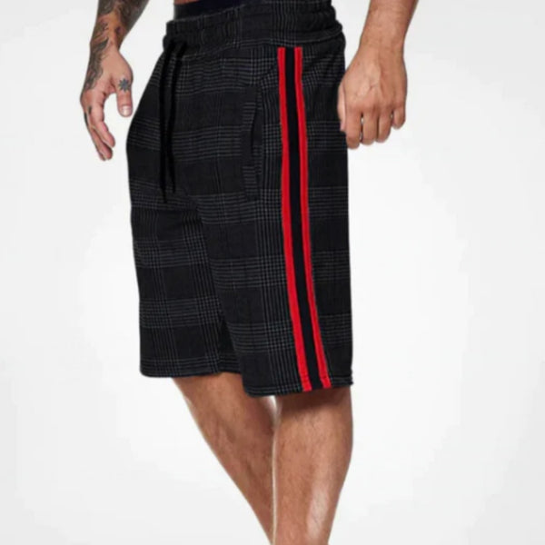 Pantalones Cortos de Cuadros para Hombre - Estilo Slim Fit Playa