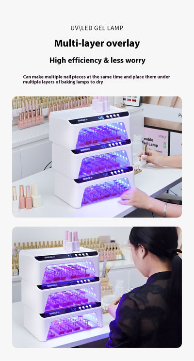 Lámpara UV de Alta Potencia 92W Apilable para Tratamientos Profesionales - Image 9