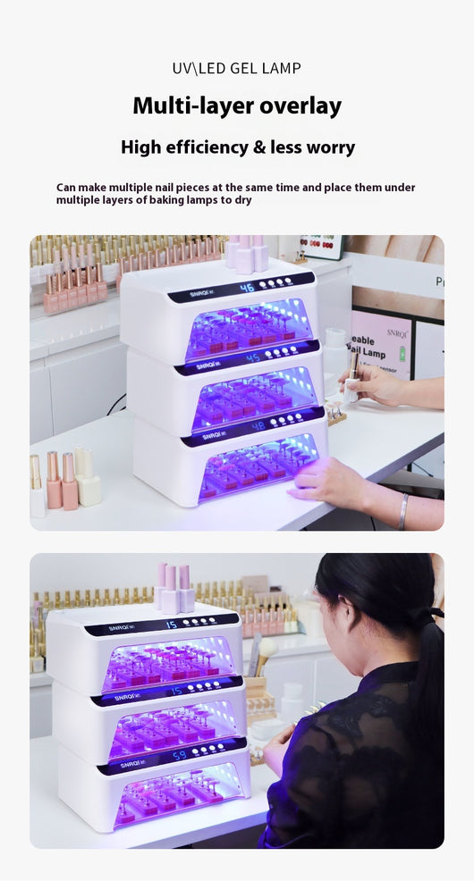 Lámpara UV de Alta Potencia 92W Apilable para Tratamientos Profesionales - Image 9