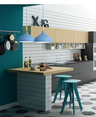 Lámpara Colgante LED Macaron de Aluminio - Diseño Decorativo Moderno - Image 27