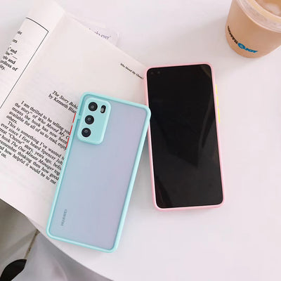 Funda Protectora Huawei con Bordes Reforzados y Diseño Bicolor - Image 18