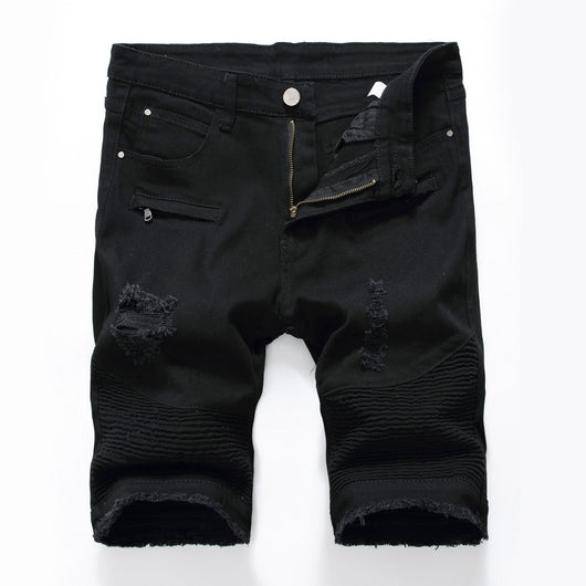 Shorts Denim Slim Stretch con Cierre - Image 8