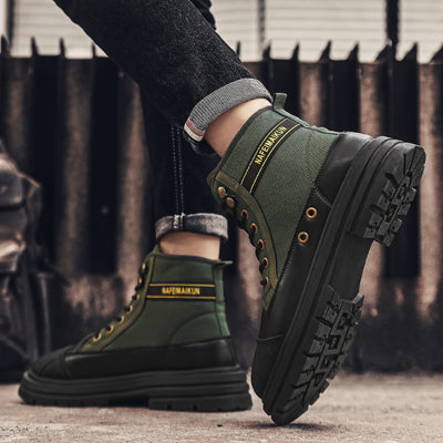 Botas Martin Altas Estilo Británico para Hombre - Image 3