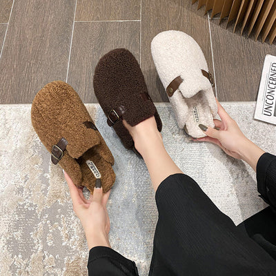 Pantuflas de Algodón Acolchadas Plus Size con Terciopelo - Image 3