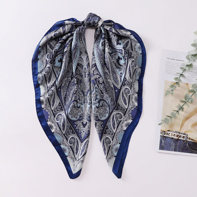 Pañuelo de Seda Estampado - Accesorio de Moda Versátil - Image 17