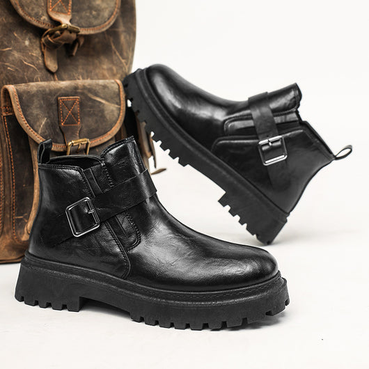 Botas Martin de Cuero PU Impermeables para Exteriores - Image 2