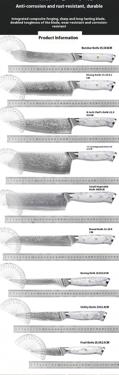 Cuchillo Chef Damasco Multiusos para Cocina Profesional - Image 24