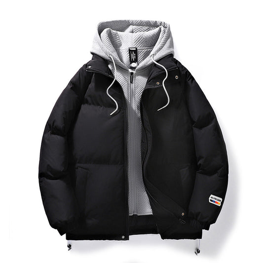 Abrigo de Invierno para Hombre con Capucha - Chaqueta de Algodón