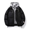 Abrigo de Invierno para Hombre con Capucha - Chaqueta de Algodón