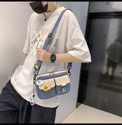 Bolsa Mensajera Crossbody para Hombre con Distintivo - Image 20