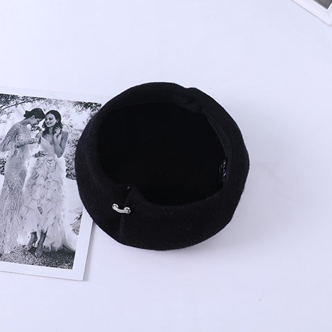 Boina Vintage Británica de Lana para Mujer - Cálida y Versátil - Image 20
