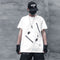 Camiseta Suelta Negra para Hombre - Estilo Street Casual