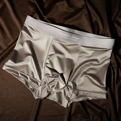 Bóxers de Seda Helada para Hombre - Lujo Ligero con Satén Premium - Image 5