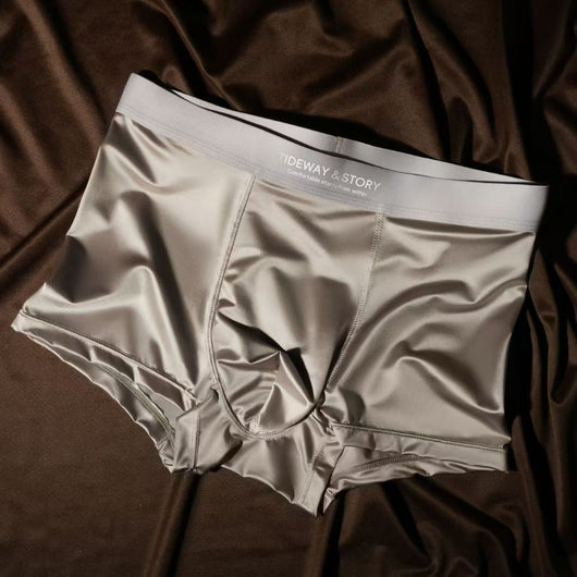 Bóxers de Seda Helada para Hombre - Lujo Ligero con Satén Premium - Image 5
