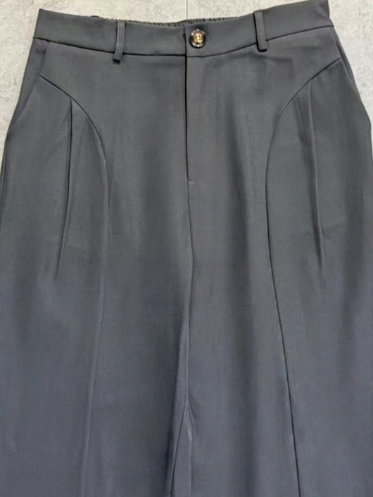 Pantalones Machete de Cintura Alta y Pierna Ancha para Hombre - Image 14