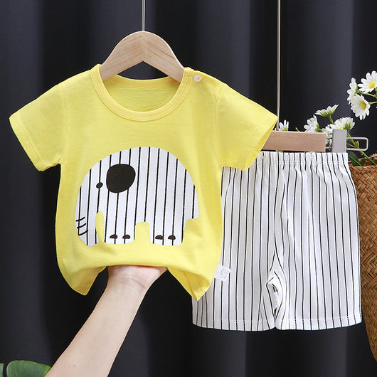 Conjunto Infantil de Algodón Puro con Manga Corta - Image 16
