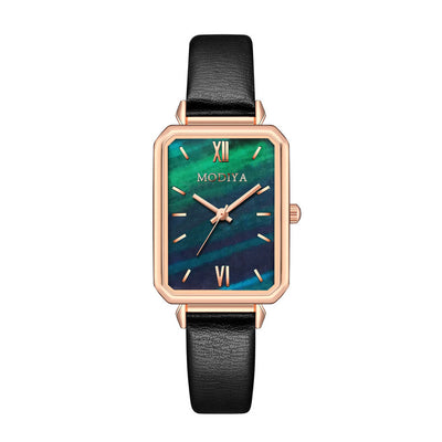 Reloj Cuadrado Retro para Mujer Verde - Elegancia Clásica - Image 10