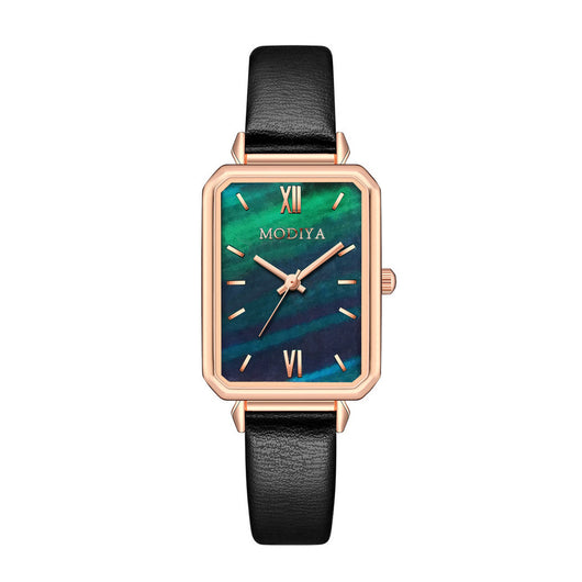 Reloj Cuadrado Retro para Mujer Verde - Elegancia Clásica - Image 10