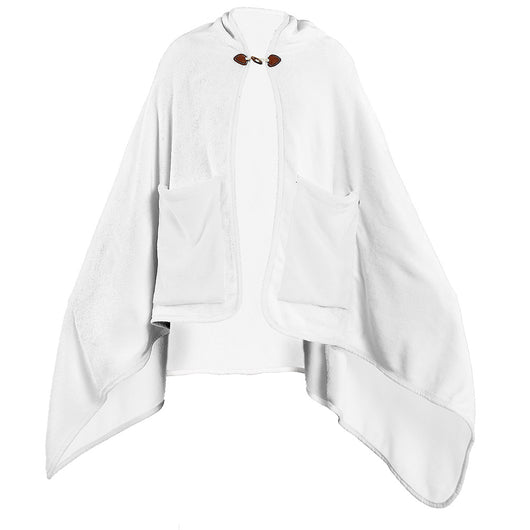 Manta Capa de Franela Blanca Reversible - Image 5