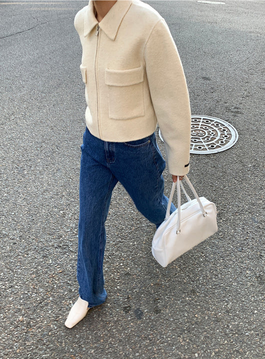 Cardigan Estilo Francés con Solapa Reductora y Bolsillos Dobles - Image 13