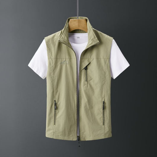 Chaleco de Piel de Conejo para Hombre - Abrigo Casual Outdoor - Image 2