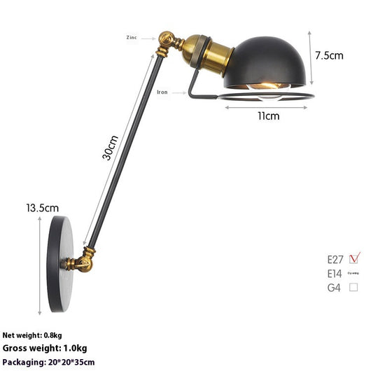 Lámpara LED de Pared Articulada para Estudio y Dormitorio - Image 39