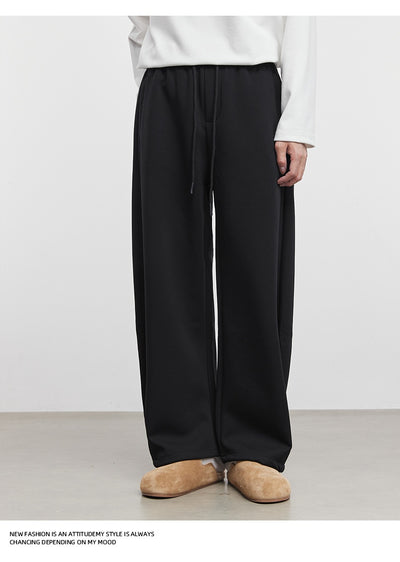 Pantalones de Sudadera Rectos Otoño-Invierno Diseño Ancho y Suelto - Image 16